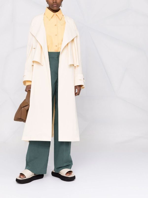 low classic trench coat