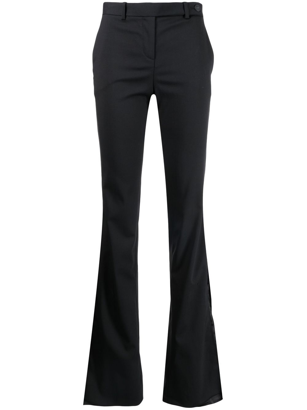 VERSACE LOW-RISE FLARED PANTS