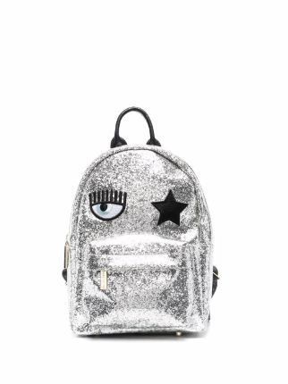 Chiara Ferragni glitter-embellished Backpack - Farfetch