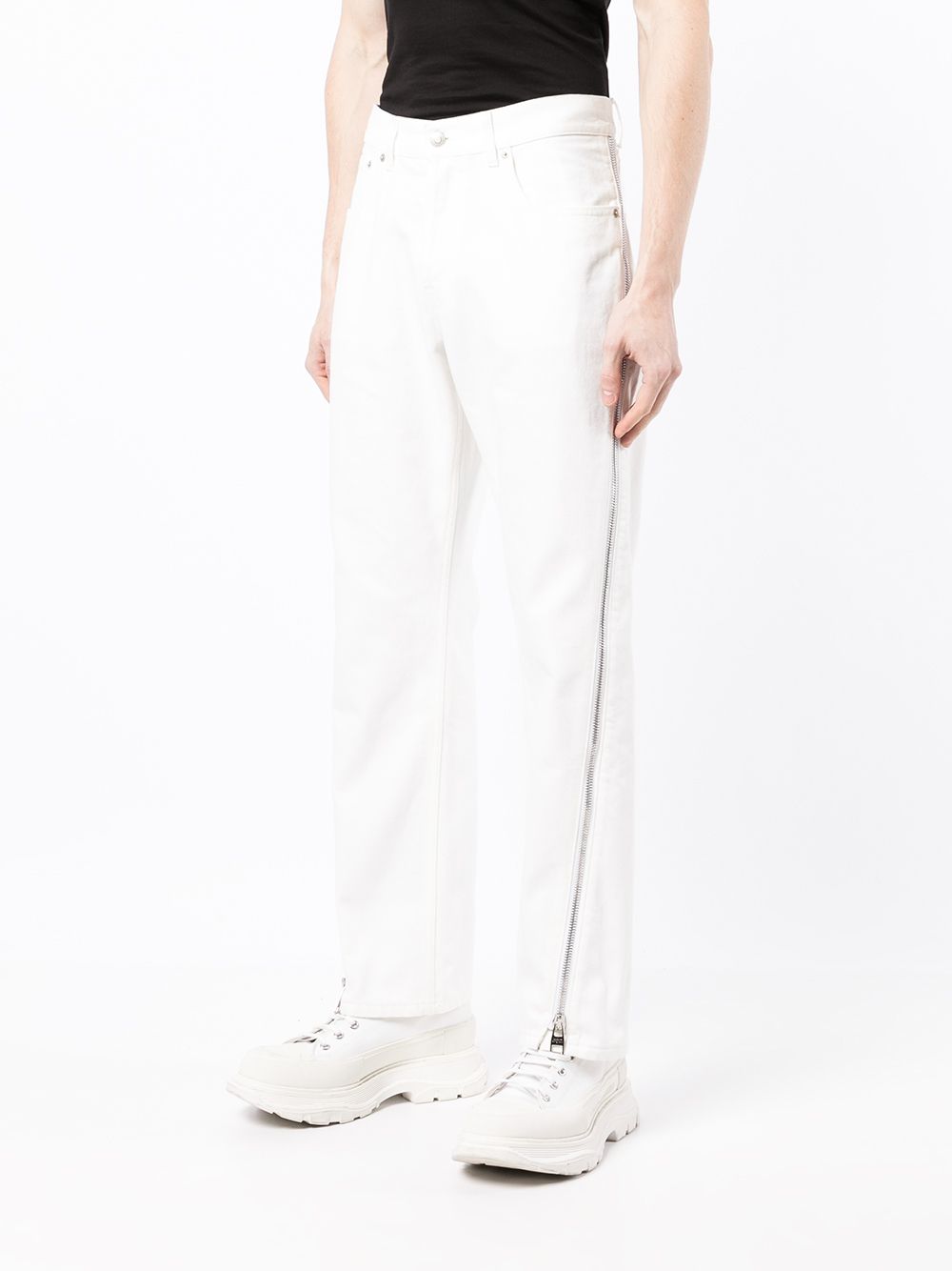 Alexander McQueen zipped-leg jeans Men