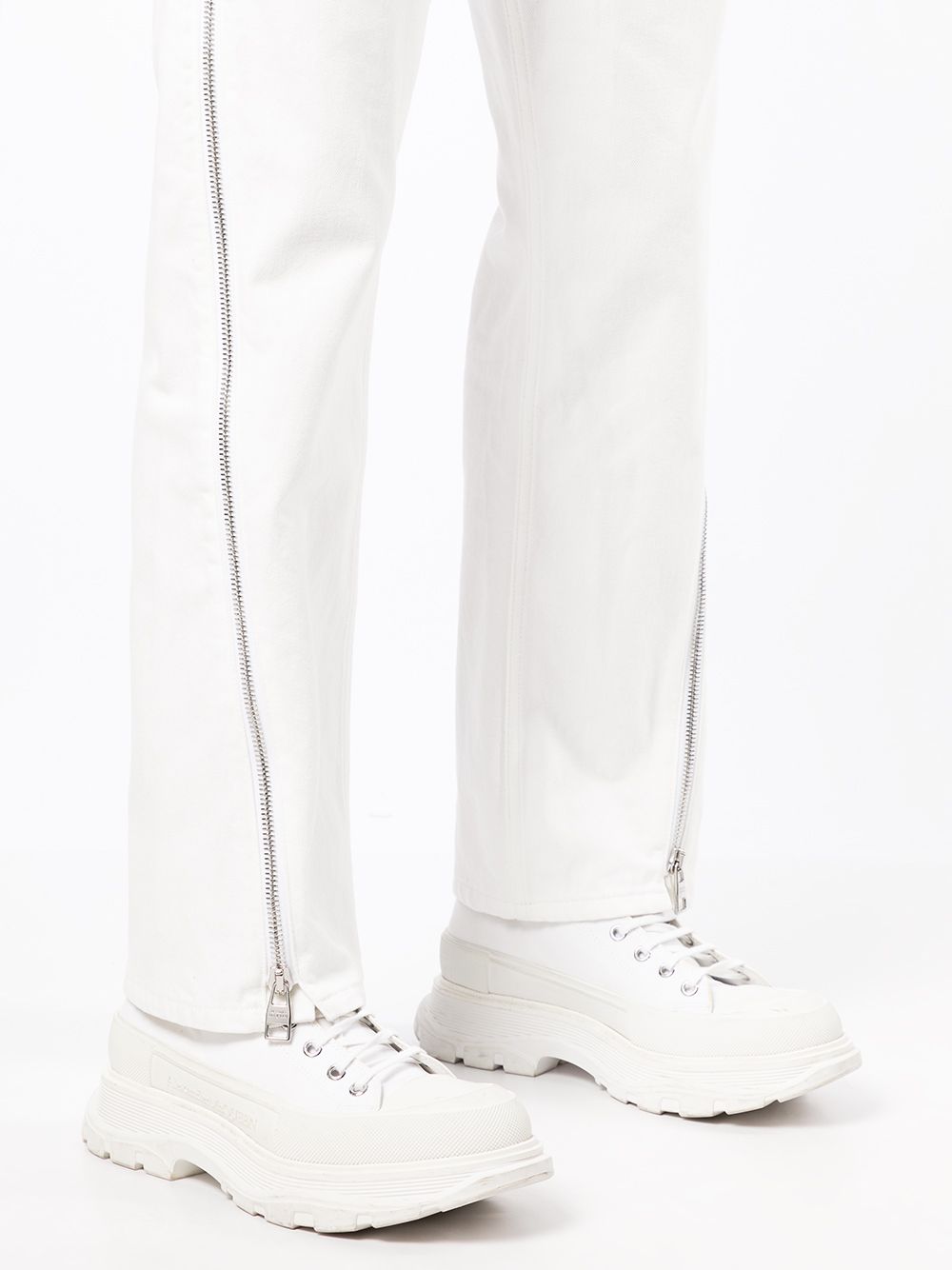 Alexander McQueen zipped-leg jeans Men