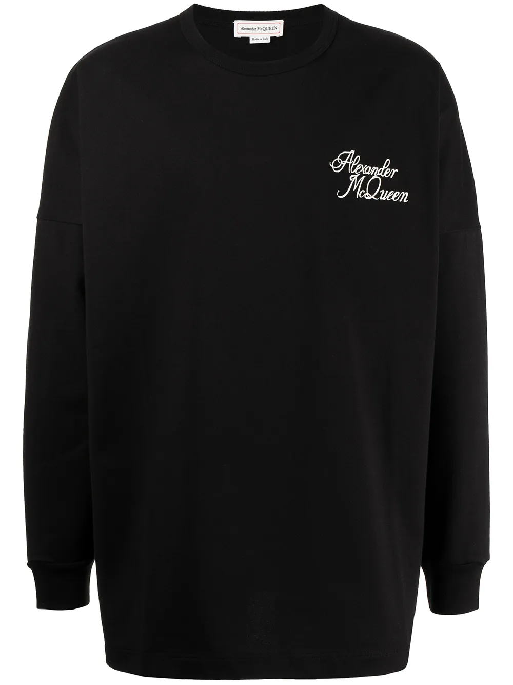 

Alexander McQueen William Blake print sweatshirt - Black