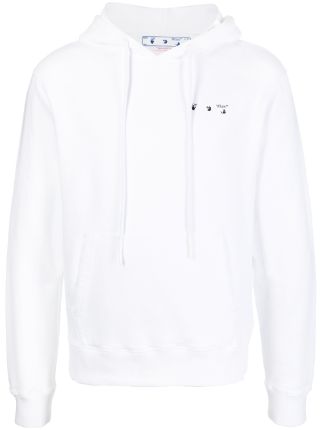 Farfetch off 2024 white hoodie