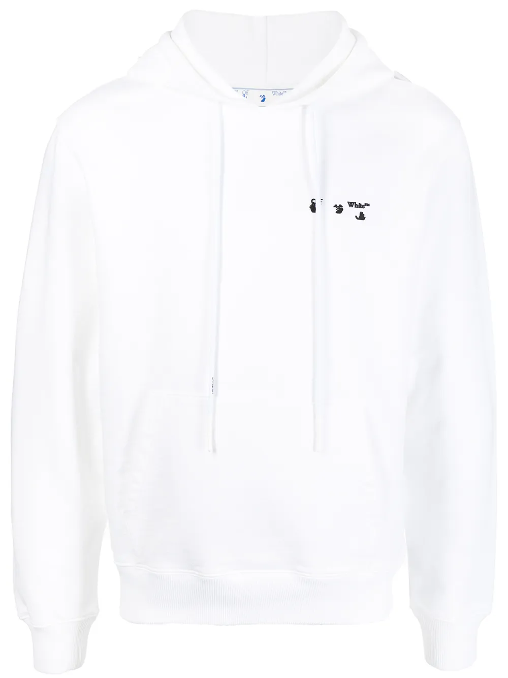 

Off-White hoodie con logo estampado - Blanco