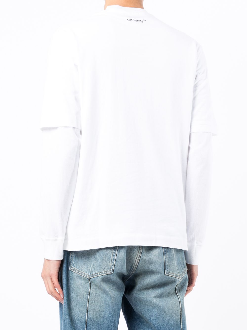 Off white long store sleeve tee