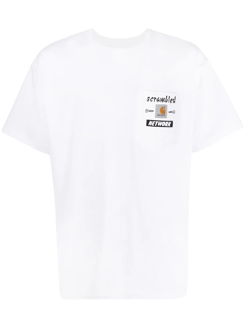 

Carhartt WIP playera Scrambled Network manga corta - Blanco