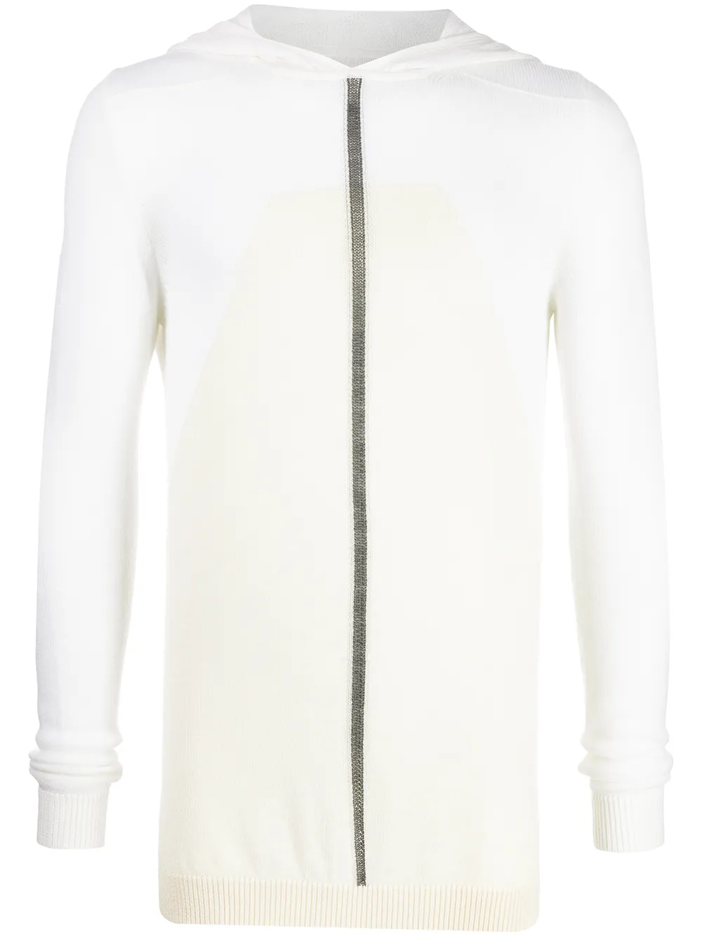 

Rick Owens hoodie tejido - Blanco