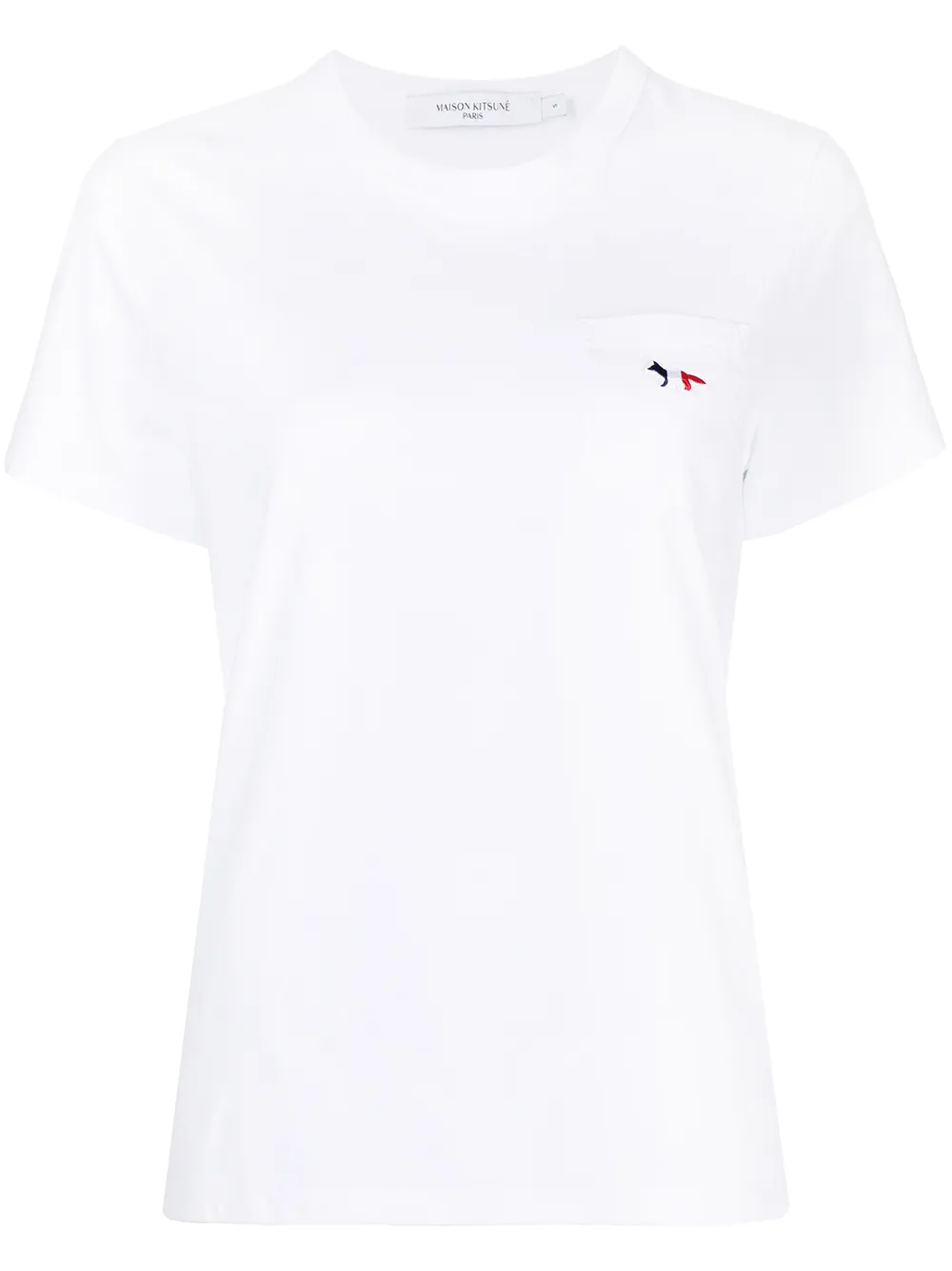 

Maison Kitsuné logo crew-neck T-shirt - White
