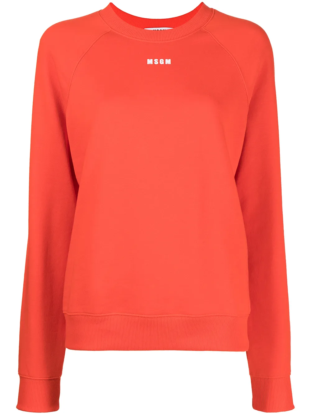 

MSGM sudadera con logo - Rojo