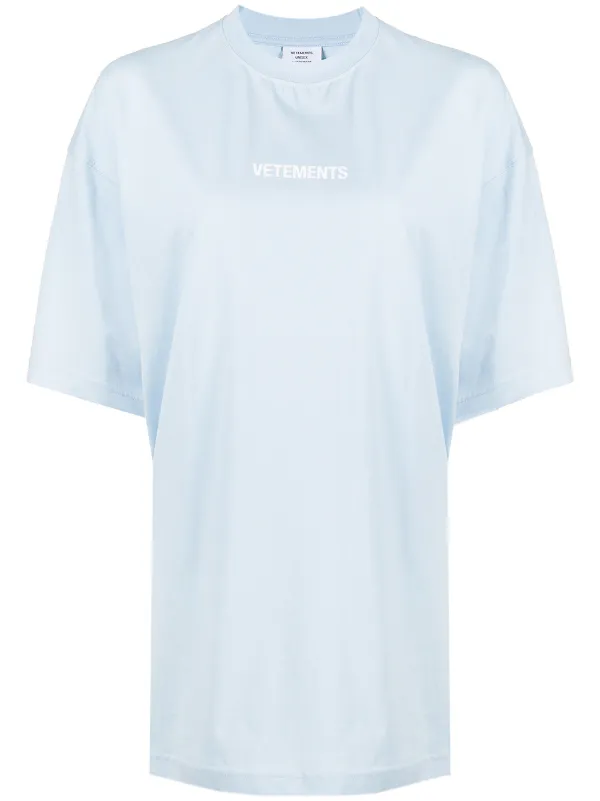 VETEMENTS logo-print Oversized T-shirt 