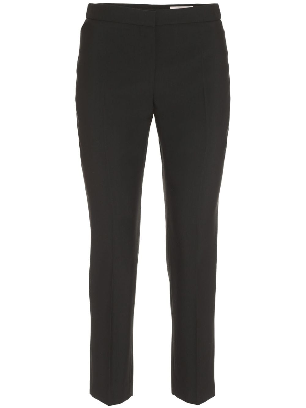 low-rise cropped trousers