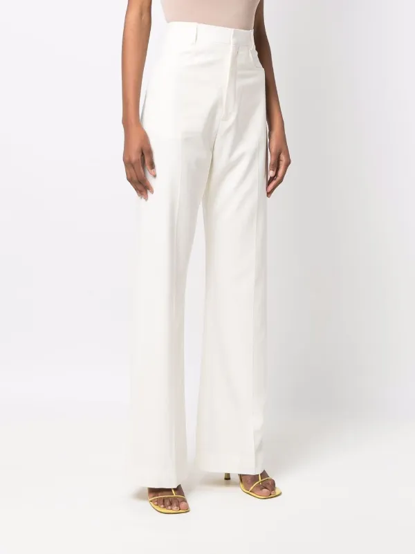 【JACQUEMUS】ジャックムス ストレート パンツ ホワイト Jacquemus ストレートパンツ | ホワイト | FARFETCH JP