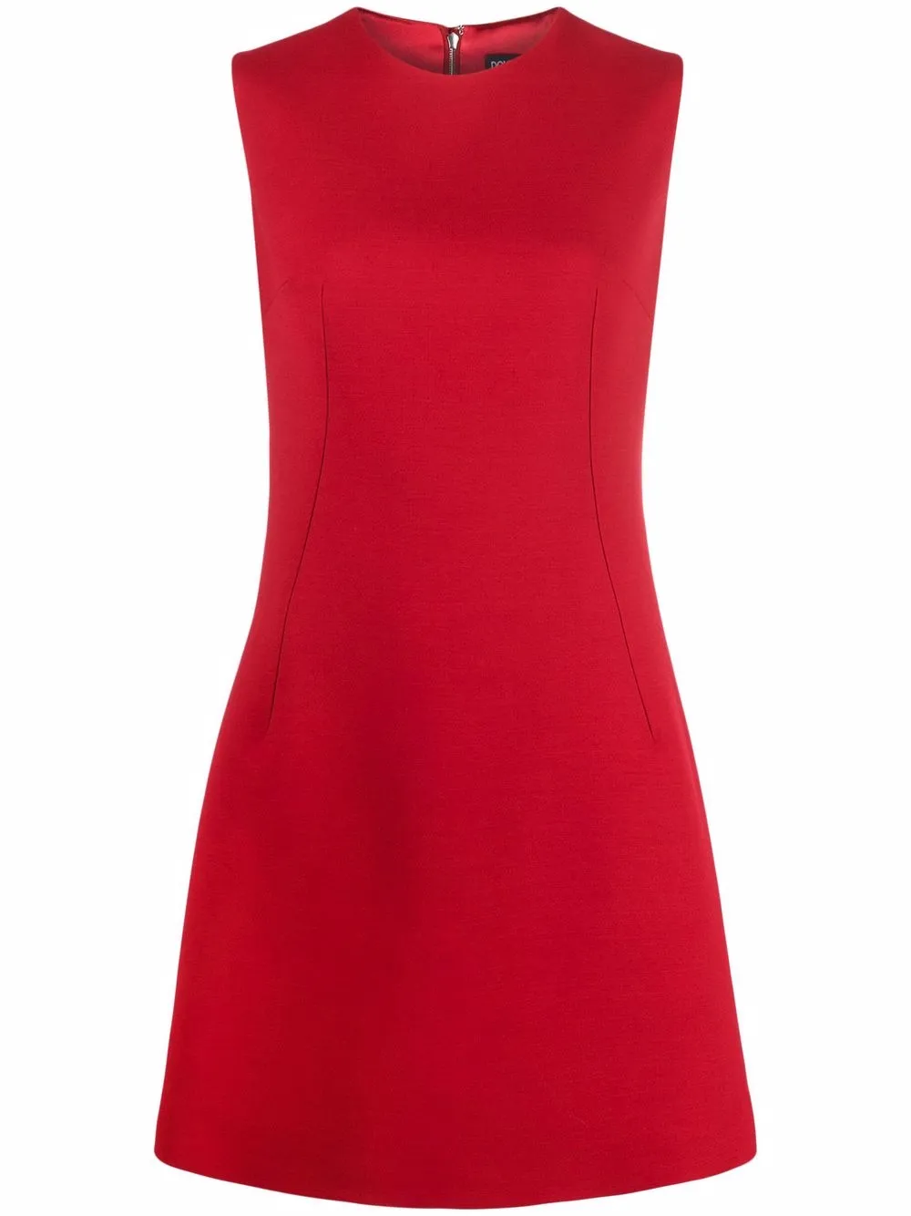 

Dolce & Gabbana vestido corto sin mangas - Rojo