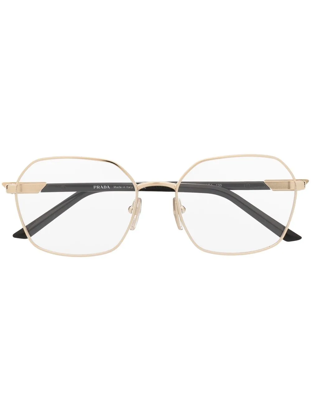 

Prada Eyewear lentes con armazón cuadrada - Negro