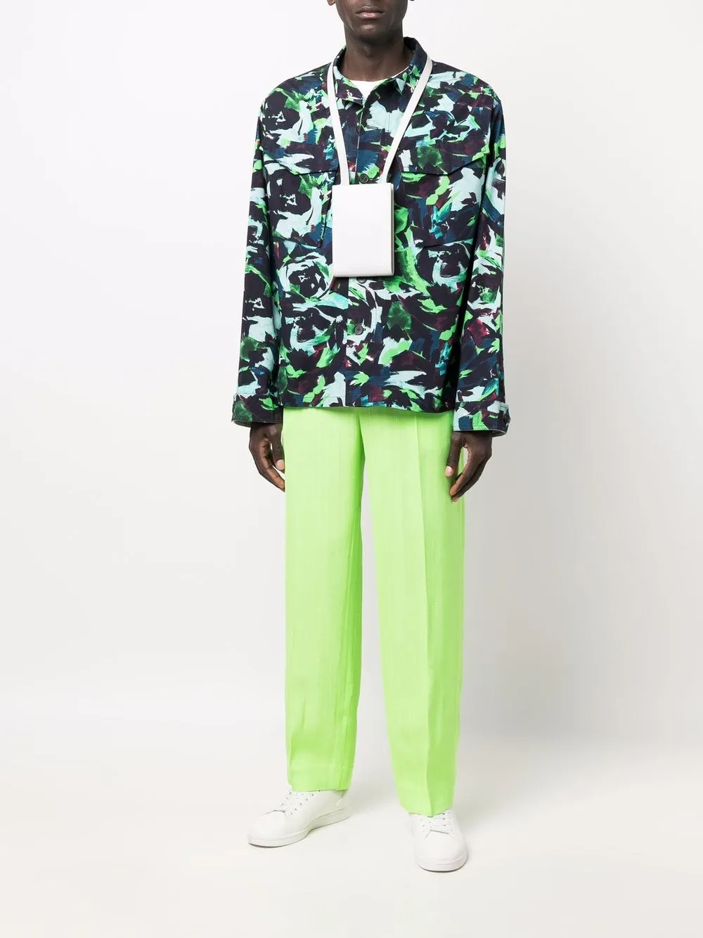 Jacquemus Le Gadju leren schoudertas - Grijs