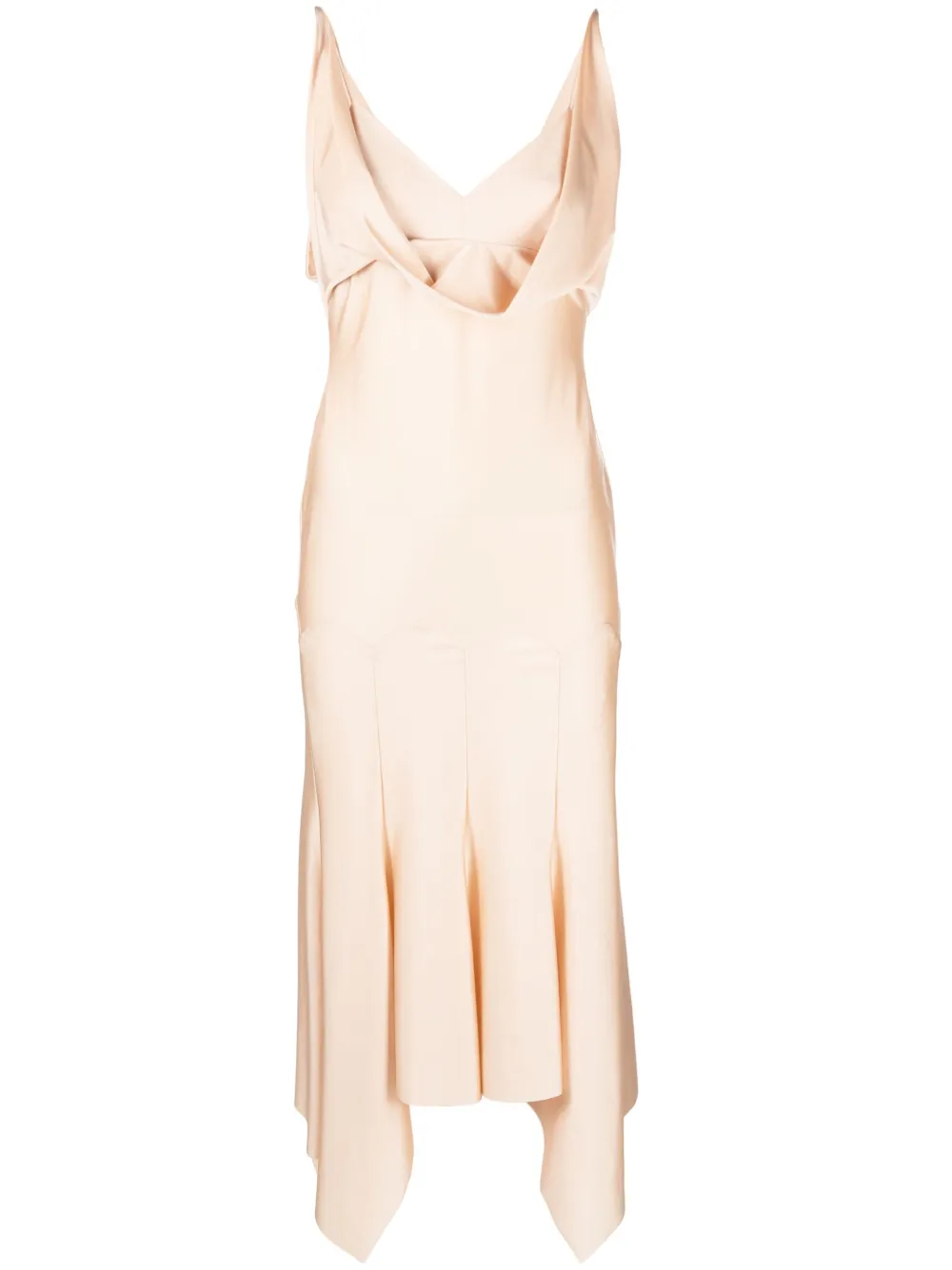 

Philosophy Di Lorenzo Serafini draped handkerchief-hem dress - Neutrals