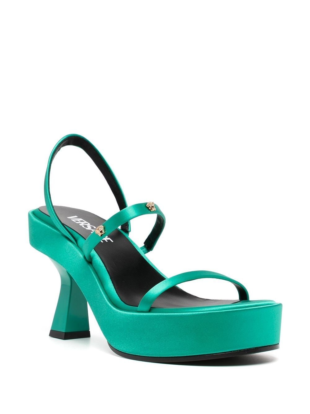 Versace Medusa sandalen met plateauzool - Groen