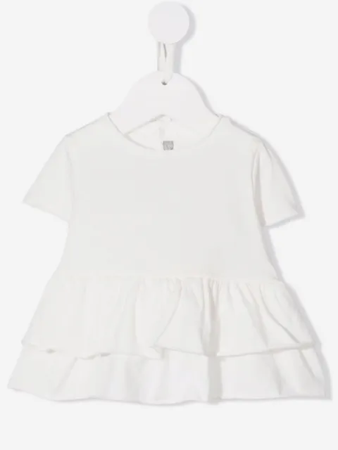 Il Gufo ruffle-trim short-sleeve top 