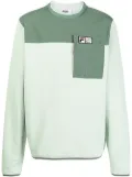 Fila colour-block sweatshirt - Green