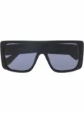 Moschino Eyewear square-frame logo sunglasses - Black