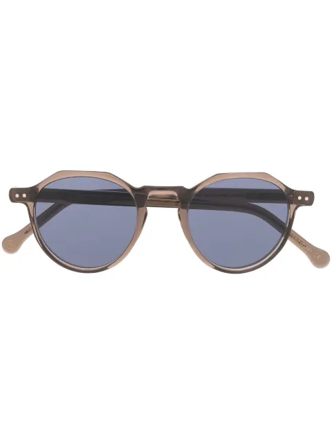 Lesca Icon round-frame sunglasses