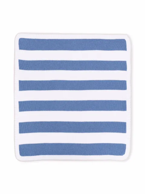 La Stupenderia striped organic cotton blanket