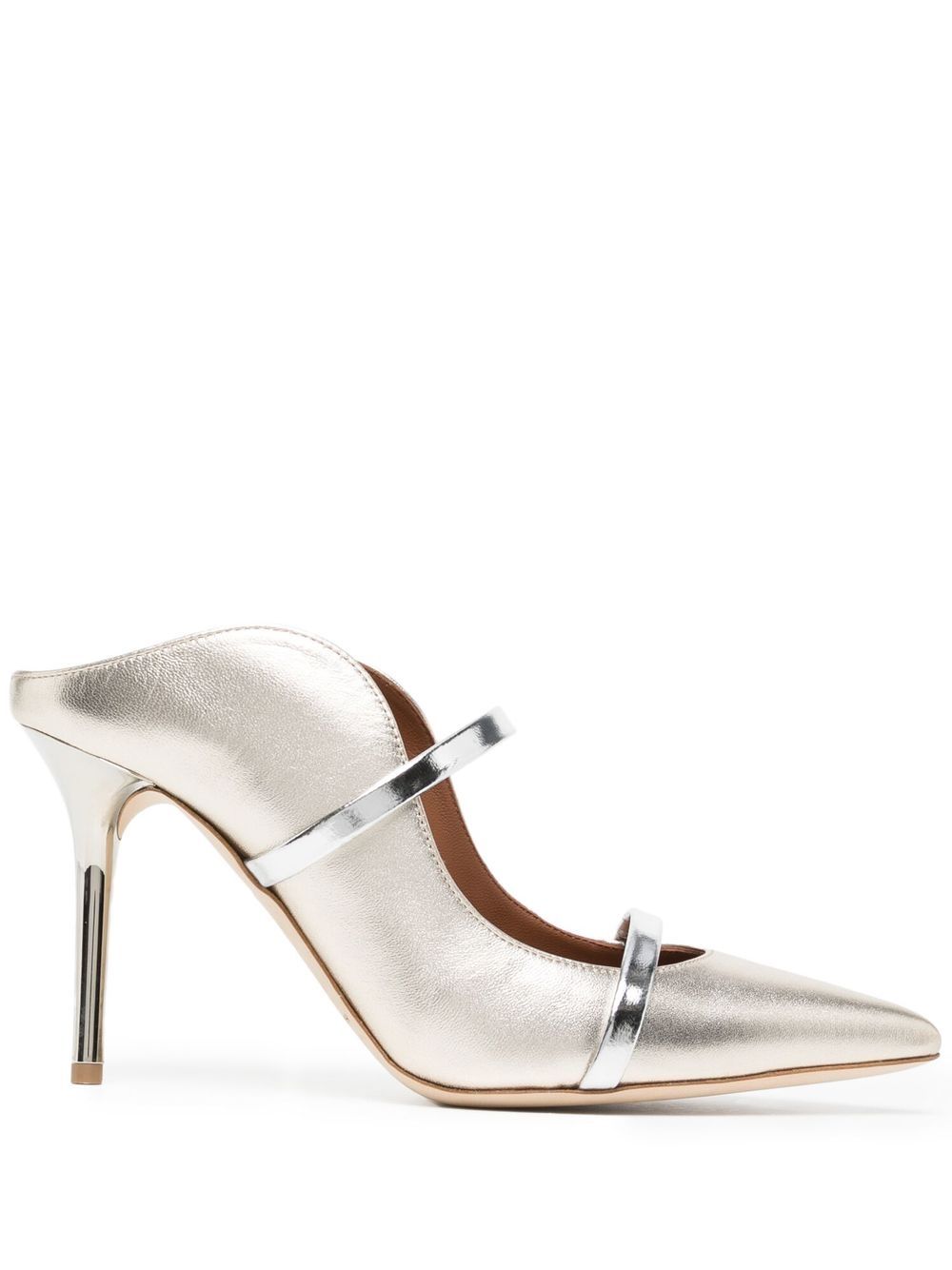 Malone Souliers Maureen 85 mules - Gold