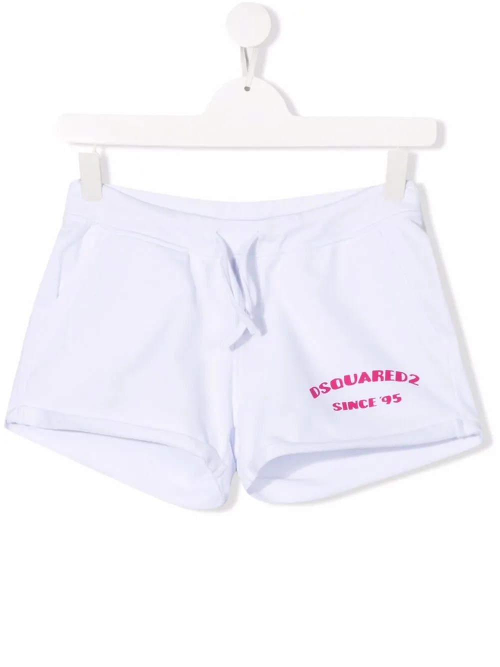 

Dsquared2 Kids shorts con logo estampado - Blanco