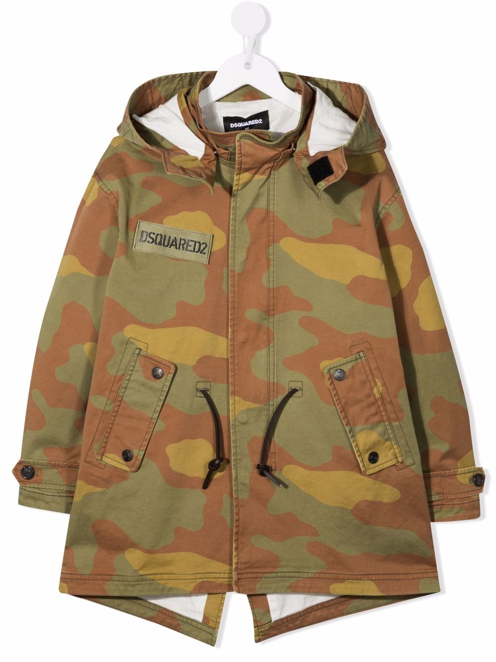 

Dsquared2 Kids trenca con motivo militar - Verde