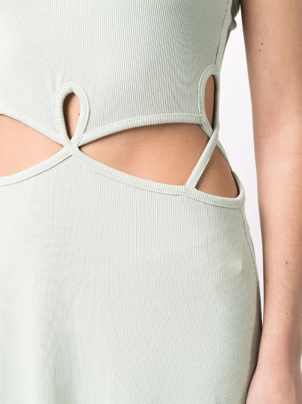 Christopher Esber cut-out ribbed-knit 