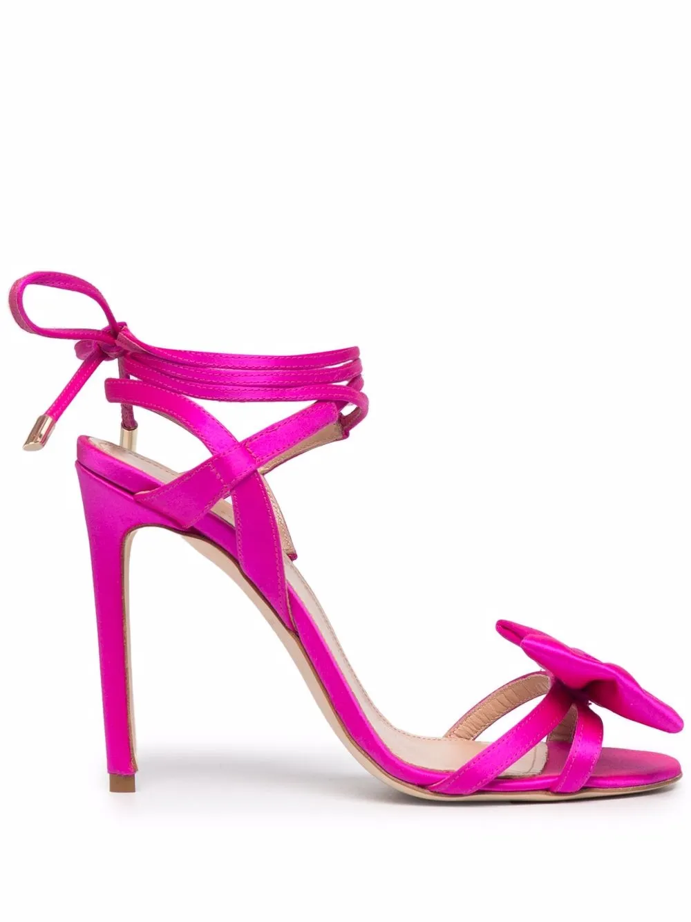 

Dee Ocleppo bow-detail lace-up sandals - Pink