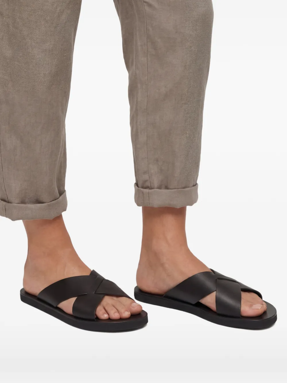  Ancient Greek Sandals Bios Pantoletten   Schwarz 