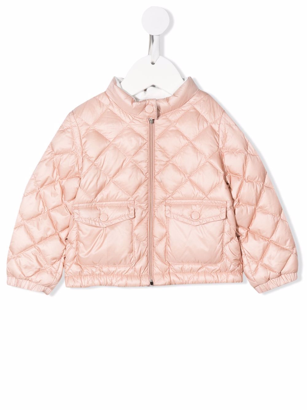 

Moncler Enfant Binic diamond-quilted bomber jacket - Pink