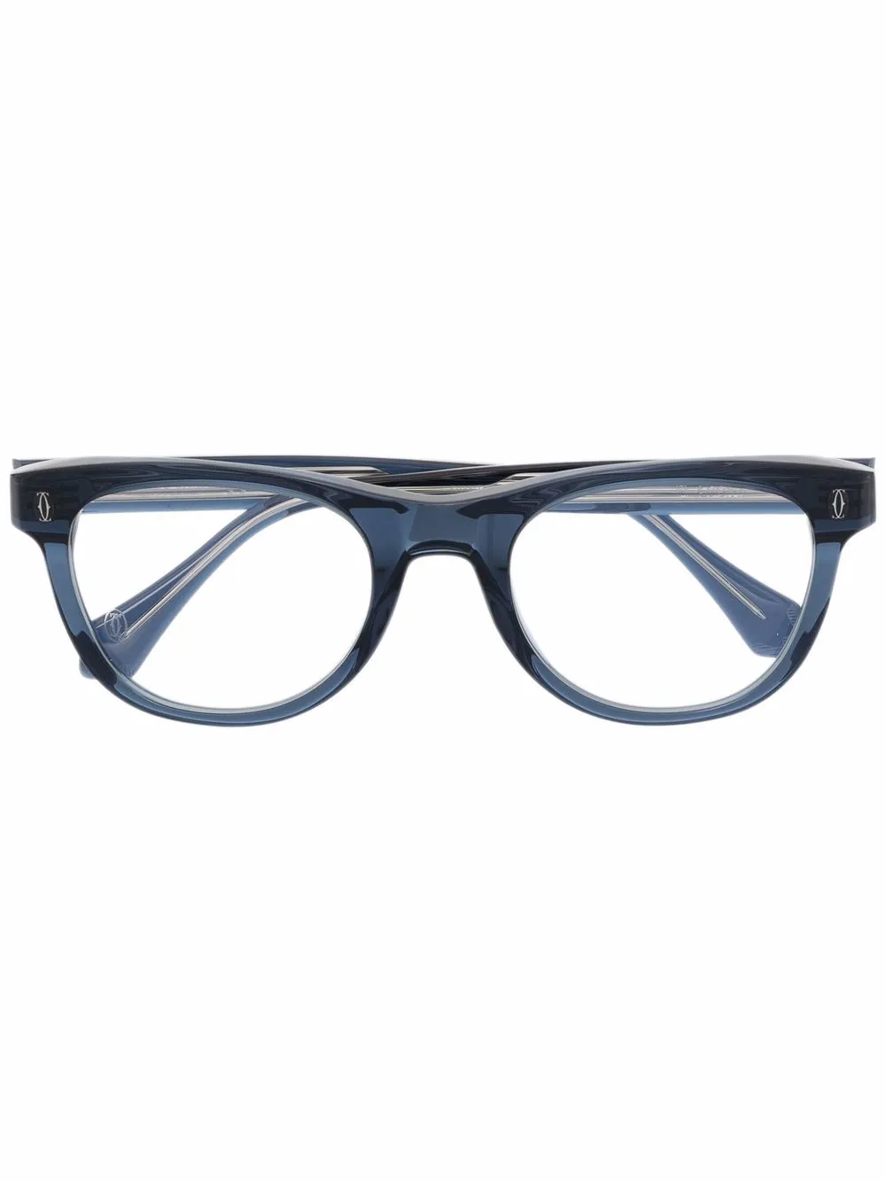

Cartier Eyewear lentes con armazón wayfarer - Azul