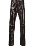 Courrèges Vinyl trousers - Brown