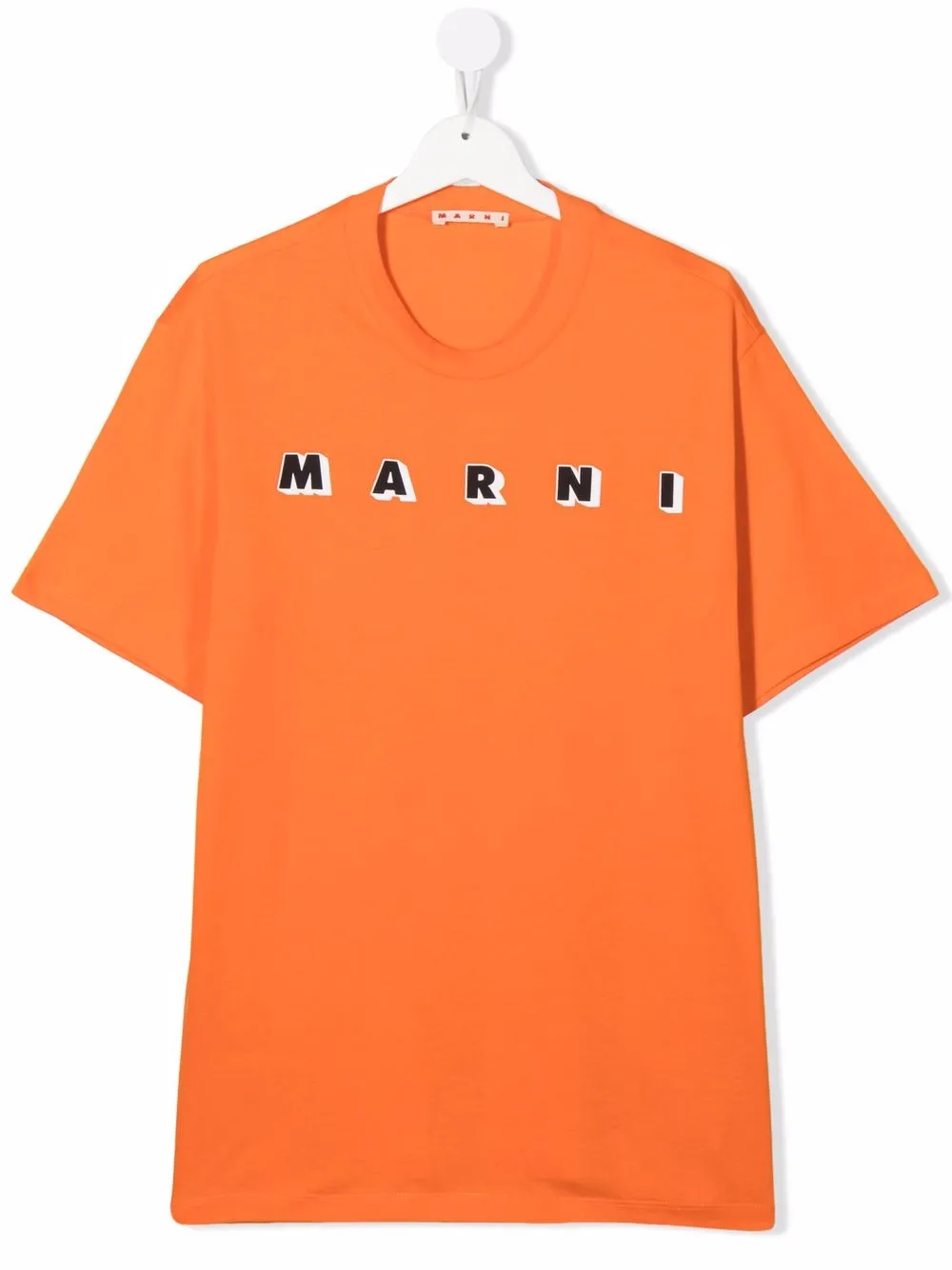 

Marni Kids playera con logo estampado - Naranja