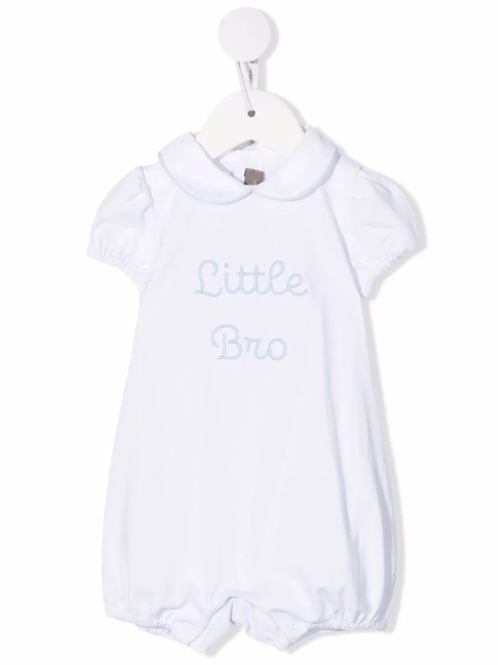 

Little Bear mameluco con eslogan estampado - Blanco