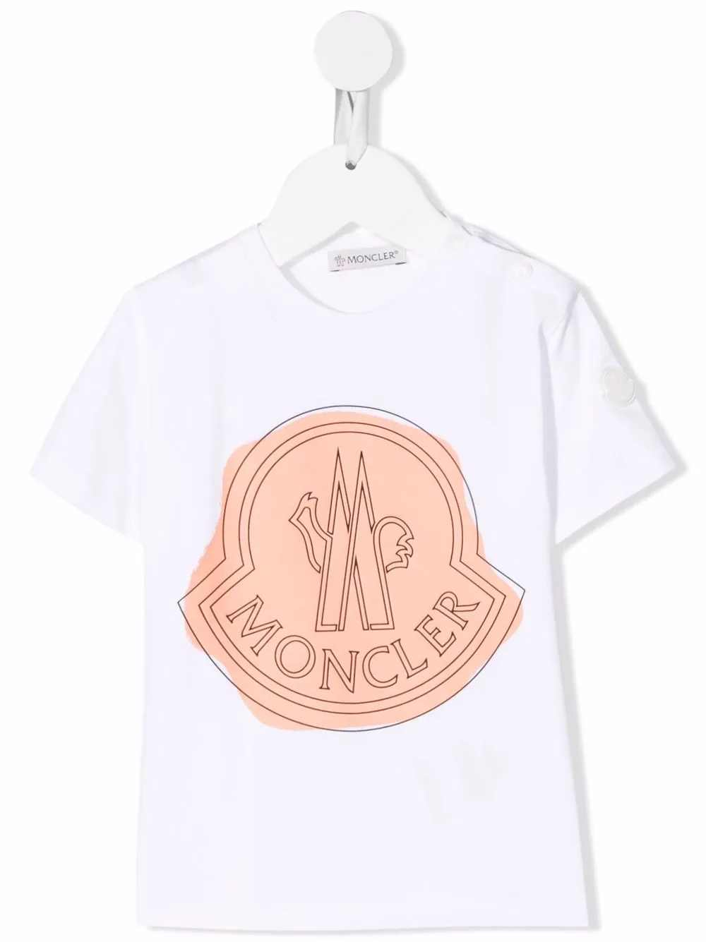 

Moncler Enfant logo-print cotton T-shirt - White