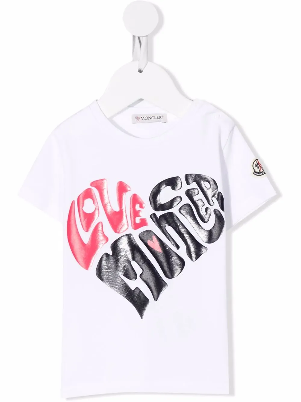 

Moncler Enfant camiseta Love Moncler - Blanco