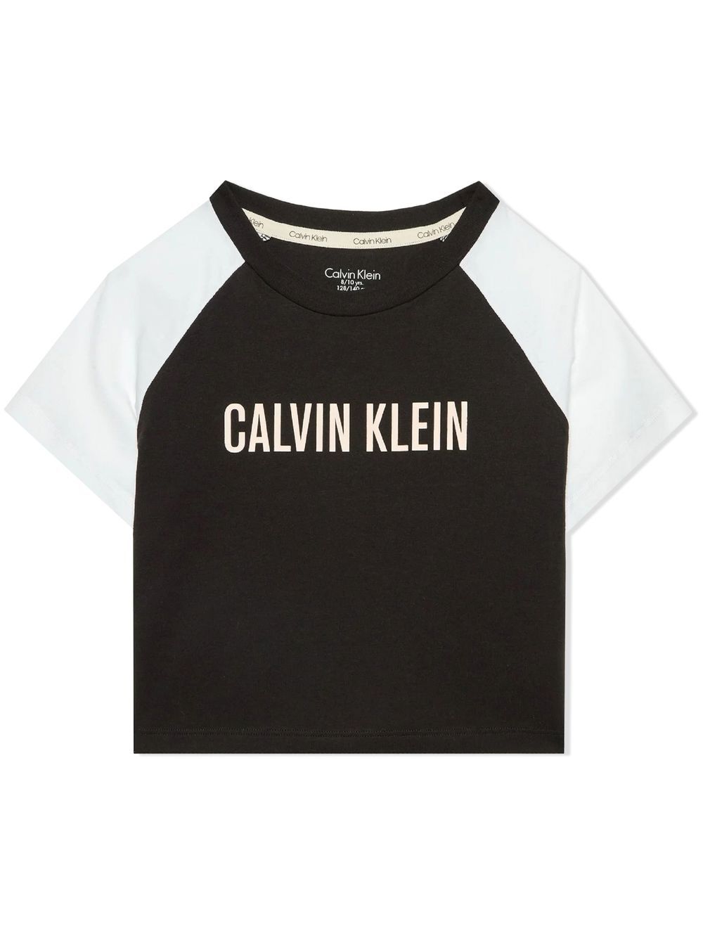 Calvin Klein Kids Pyjamashorts met logoprint - Beige