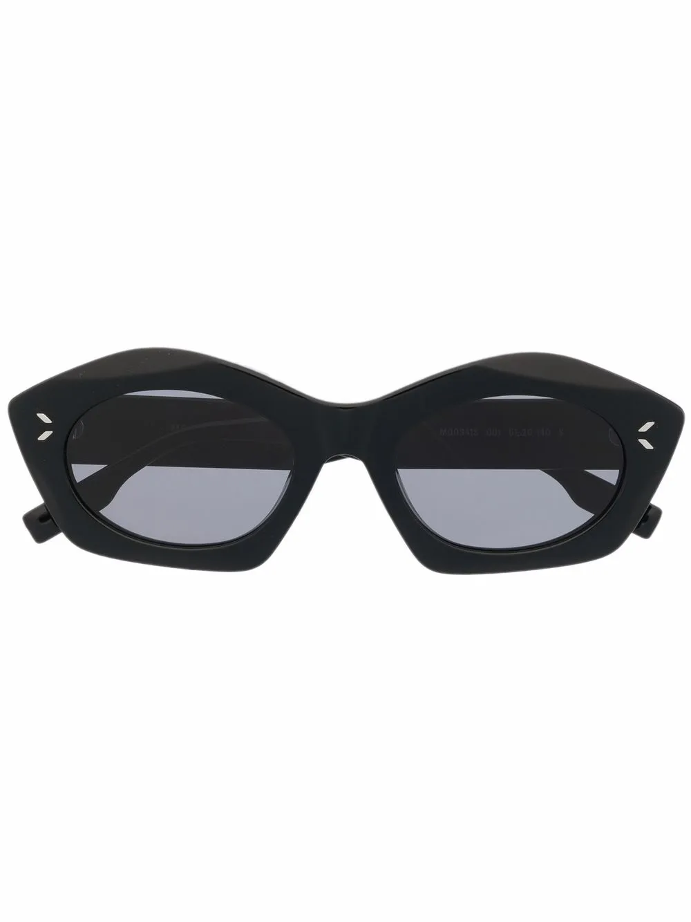 

MCQ lentes de sol cat eye mates - Negro