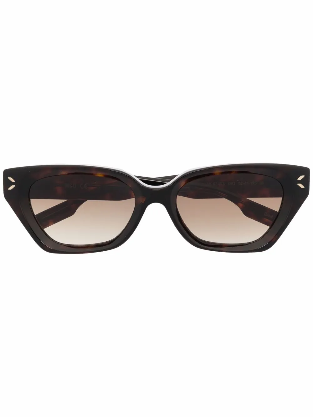 

MCQ cat-eye tinted sunglasses - Brown