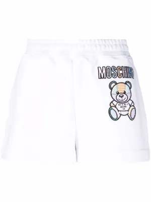 moschino white shorts