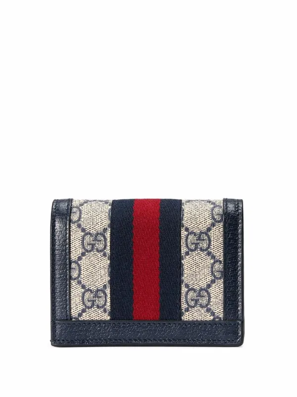 Gucci Gucci Stripe Leather Wallet - Farfetch