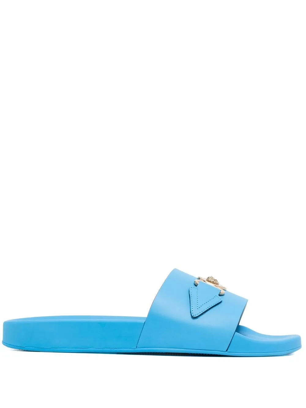 

Versace flip flops con placa Medusa - Azul