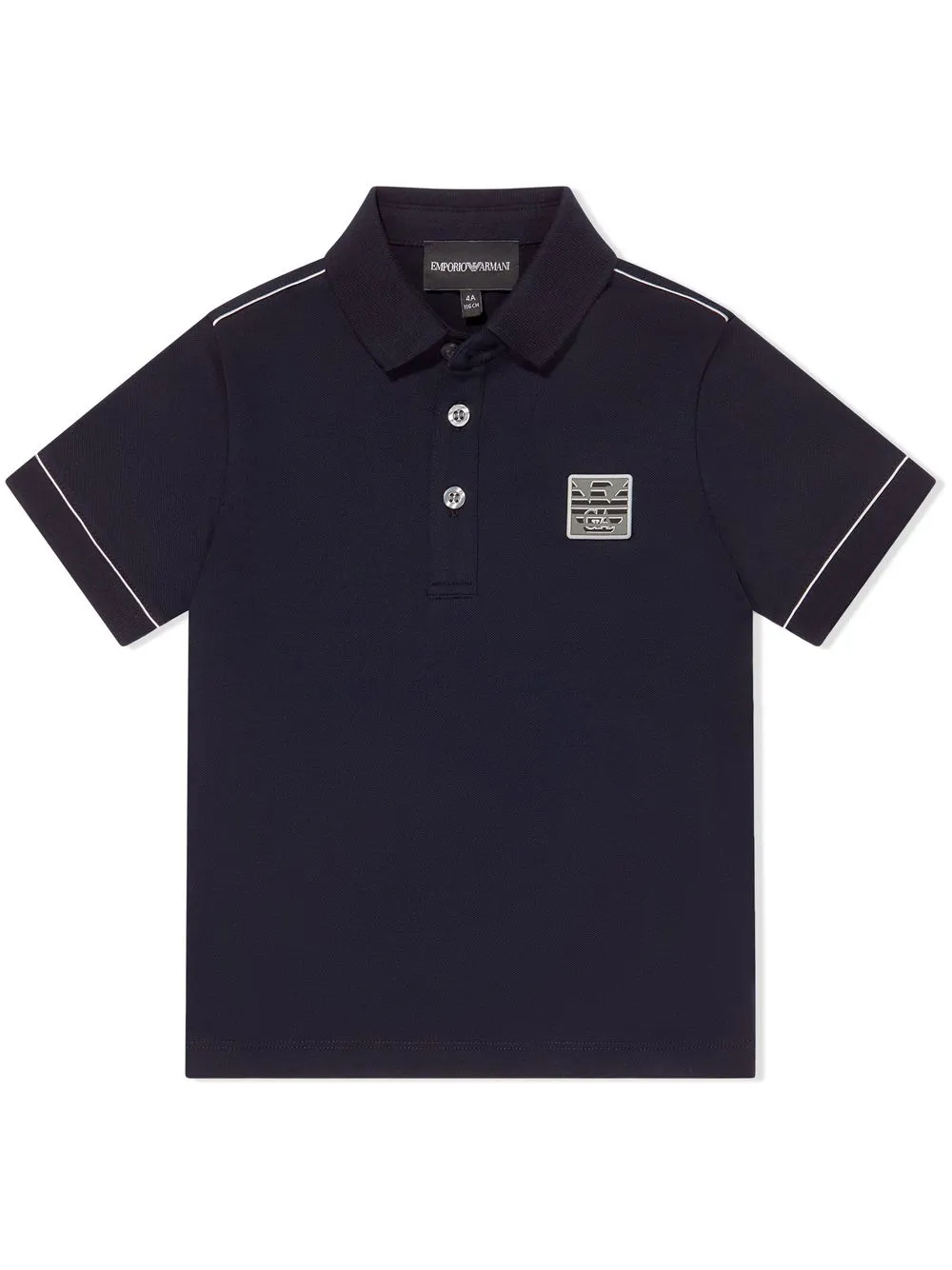 

Emporio Armani Kids logo polo shirt - Blue