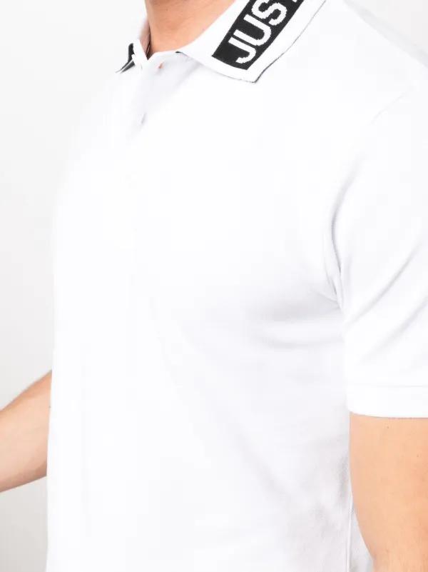 Just Cavalli logo-collar short-sleeve 