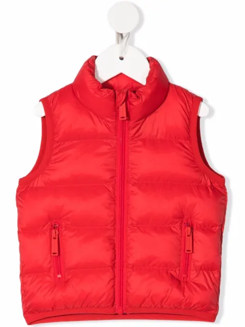 DSQUARED2 KIDS Colete matelassê com estampa de logo