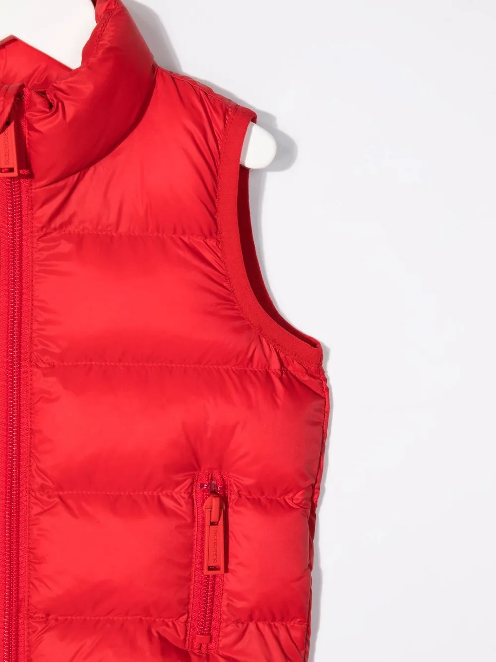  Dsquared2 Kids Gesteppte Weste Mit Logo Print   Rot 