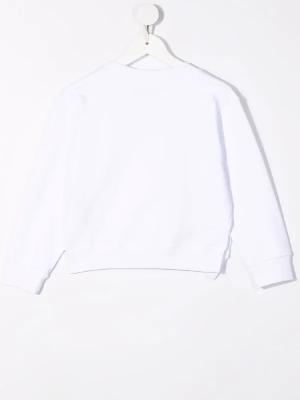 DSQUARED2 KIDS ロゴ スウェットシャツ | ホワイト | FARFETCH JP